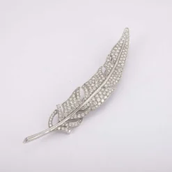 BOUCHERON- Broche Plume Diamants