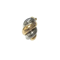 Boucle d'oreille deux ors