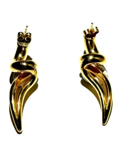 Boucle d'oreille en Or jaune 18K