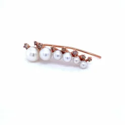 Boucle d'oreille Perle Diamant
