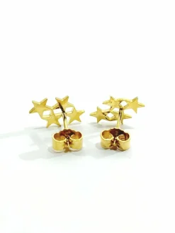 Boucle d'oreilles étoiles Or jaune