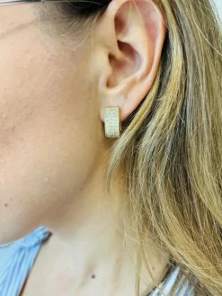 Boucles d'oreille Pavage Oxydes