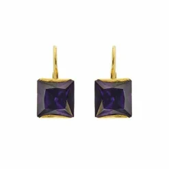 Boucles d'oreilles à clous en saphir
