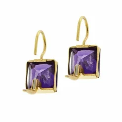 Boucles d'oreilles à clous en saphir