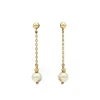 Boucles d'oreilles - Or & Perles