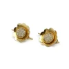 Boucles d'Oreilles - Or & Perles
