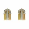 Boucles d'oreilles à tige en diamant