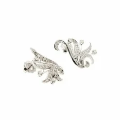 Boucles d'oreilles à tige en diamant