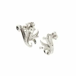 Boucles d'oreilles à tige en diamant