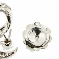 Boucles d'oreilles à tige en diamant