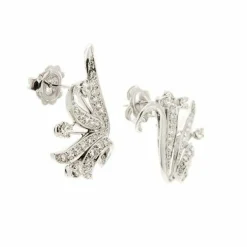 Boucles d'oreilles à tige en diamant