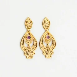 Boucles d'oreilles Améthyste