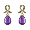 Boucles d'oreilles améthystes