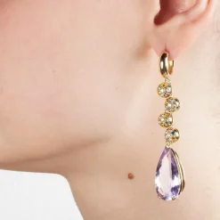 Boucles d’oreilles améthystes