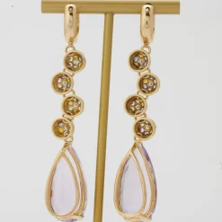 Boucles d’oreilles améthystes