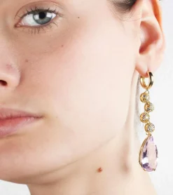 Boucles d’oreilles améthystes