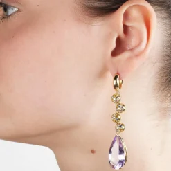 Boucles d’oreilles améthystes