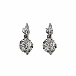 Boucles d'oreilles anciennes Diamants