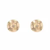 Boucles d'oreilles anciennes dômes de diamants