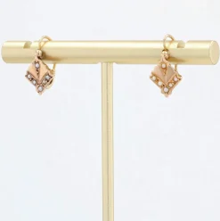 Boucles d'oreilles anciennes dormeuses perles fines