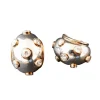 Boucles d'Oreilles Argent Et Pierres Blanches