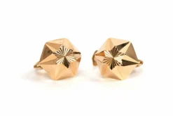 Boucles d'oreilles Art Déco en or jaune