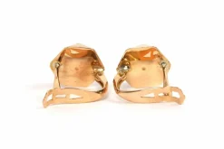 Boucles d'oreilles Art Déco en or jaune