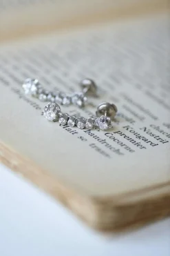 Boucles d'oreilles Art Déco diamants
