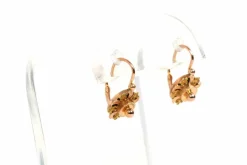 Boucles d'oreilles Art Déco en or jaune 18 carats