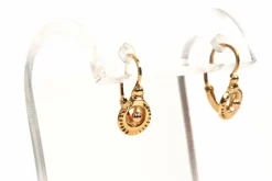 Boucles d'oreilles Art Déco en or jaune