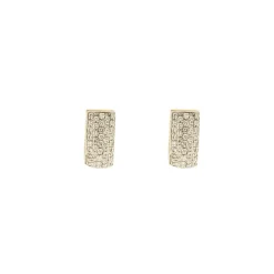Boucles d'oreilles bicolores Diamants