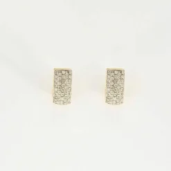 Boucles d'oreilles bicolores Diamants