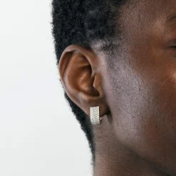 Boucles d'oreilles bicolores Diamants