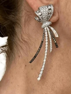 Boucles d'oreilles Bouquet Diamond d'inspiration vintage