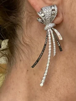 Boucles d'oreilles Bouquet Diamond d'inspiration vintage