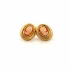 Boucles D'oreilles Camé Or Jaune 18k