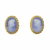 Boucles d'oreilles camée
