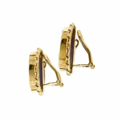 Boucles d'oreilles camée