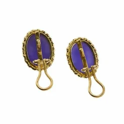 Boucles d'oreilles camée