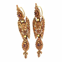 Boucles d'oreilles catalanes - FIN 1700 - Période baroque