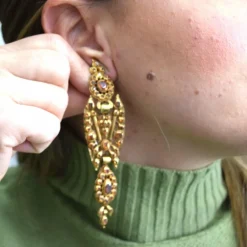 Boucles d'oreilles catalanes - FIN 1700 - Période baroque