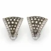 Boucles d'oreilles CENTOVENTUNO Or blanc Diamants
