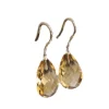 Boucles d'oreilles citrines goutte briolette