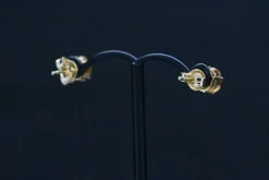 Boucles D'oreilles Citrine Or Jaune 18 Carats