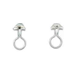 Boucles d'oreilles clip Art Déco en diamant