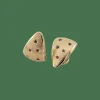 Boucles d'oreilles clip vintage en or jaune avec rubis