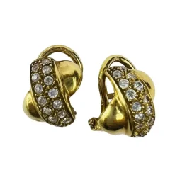 Boucles d'Oreilles clips Or Oxydes