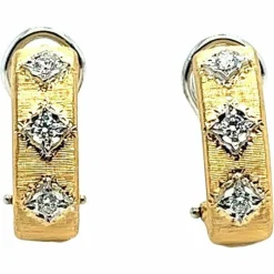Boucles d'oreilles Clips Or jaune Diamants