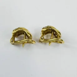 Boucles d'Oreilles clips Or Oxydes