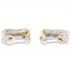 Boucles d'oreilles Clips Or blanc Diamant